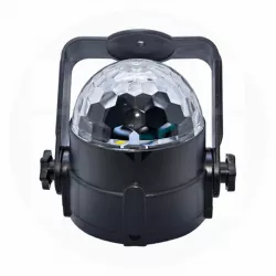 Mini bola disco led TBCin PARTY 3W RGB audiorítmica giratoria con control